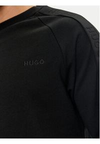 Hugo Bluza Tonal Logo 50520494 Czarny Regular Fit. Kolor: czarny. Materiał: bawełna #2