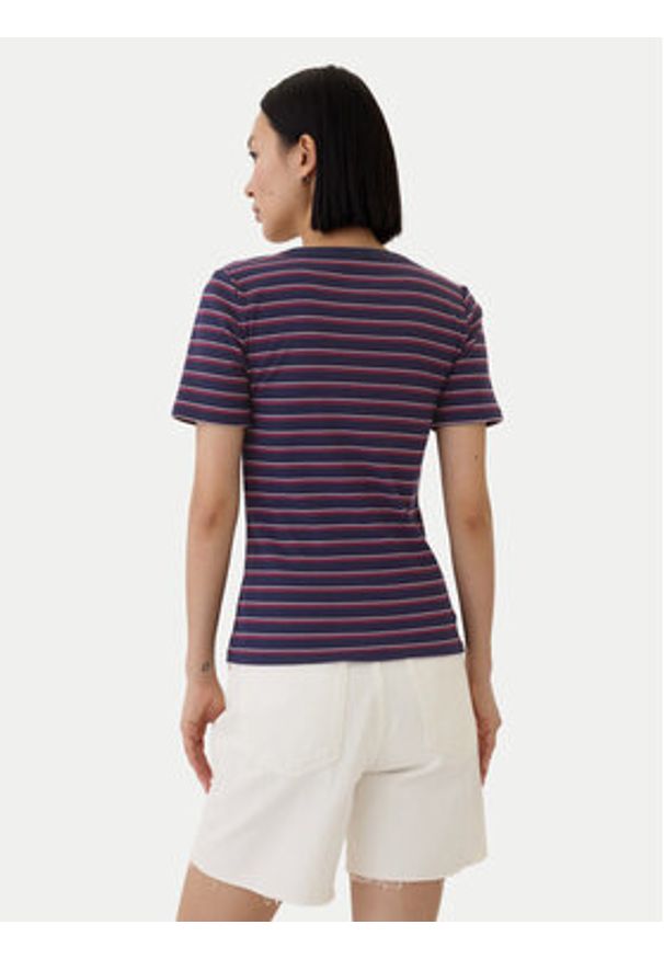GAP - Gap T-Shirt 541064-02 Granatowy Regular Fit. Kolor: niebieski. Materiał: bawełna