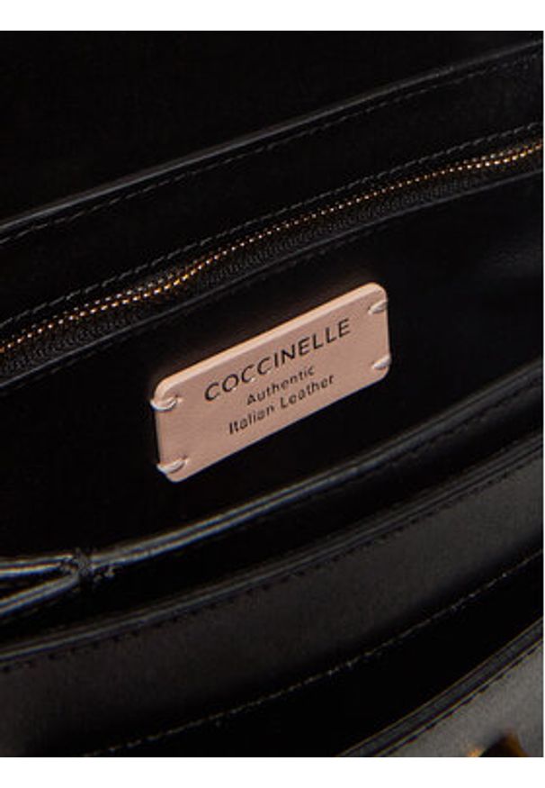 Coccinelle Torebka E1 SSK 15 01 01 Czarny. Kolor: czarny. Materiał: skórzane