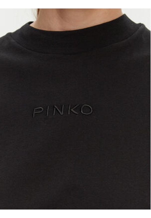 Pinko - PINKO T-Shirt Niamey 104604 A2F8 Czarny Regular Fit. Kolor: czarny. Materiał: bawełna