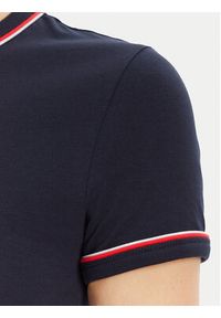 Lacoste T-Shirt TF0347 Granatowy Slim Fit. Kolor: niebieski. Materiał: bawełna #3