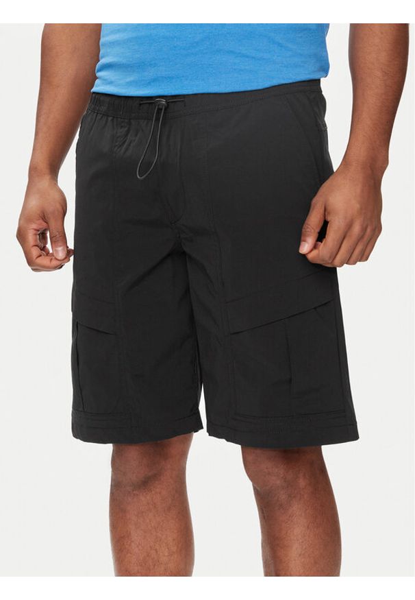 Jack & Jones - Jack&Jones Szorty materiałowe Velo 12249100 Czarny Regular Fit. Kolor: czarny. Materiał: syntetyk