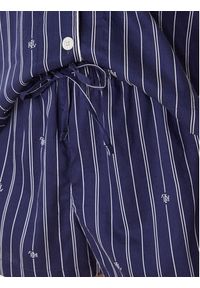 Lauren Ralph Lauren - LAUREN RALPH LAUREN Piżama ILN12490 Granatowy Regular Fit. Kolor: niebieski. Materiał: bawełna #3