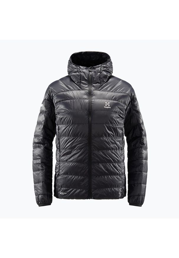 Kurtka puchowa damska Haglöfs L.I.M Down Hood. Kolor: czarny. Materiał: puch. Sport: turystyka piesza