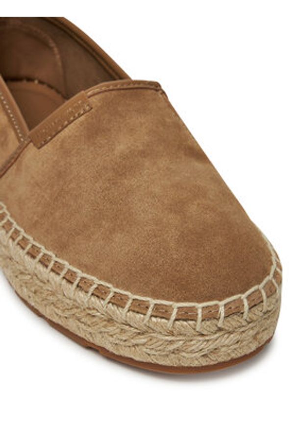 MICHAEL Michael Kors Espadryle Elias 42S5ELFP1S Brązowy. Kolor: brązowy. Materiał: zamsz, skóra