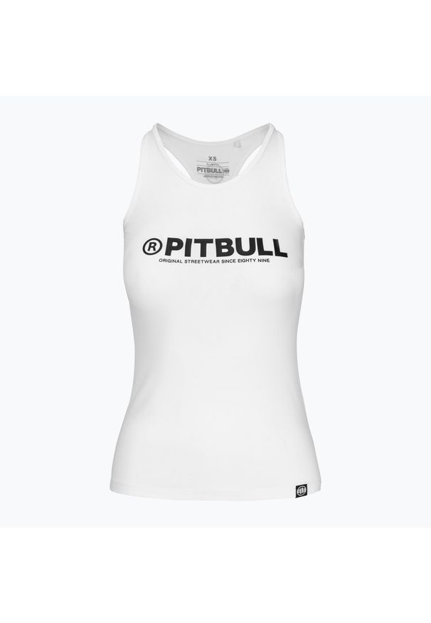 PITBULL - Tank top damski Pitbull R Tank Top. Kolor: biały