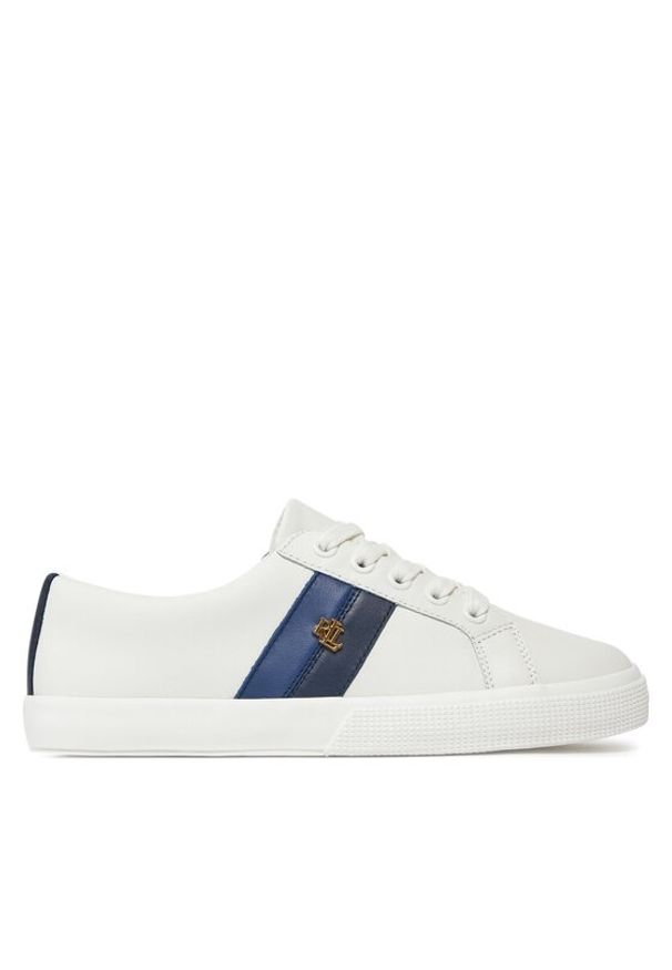 Lauren Ralph Lauren Sneakersy Janson II 802925365002 Biały. Kolor: biały. Materiał: skóra