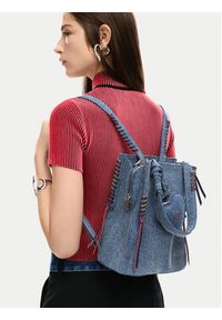 Desigual Plecak 26SAKD08 Niebieski. Kolor: niebieski. Materiał: materiał #4