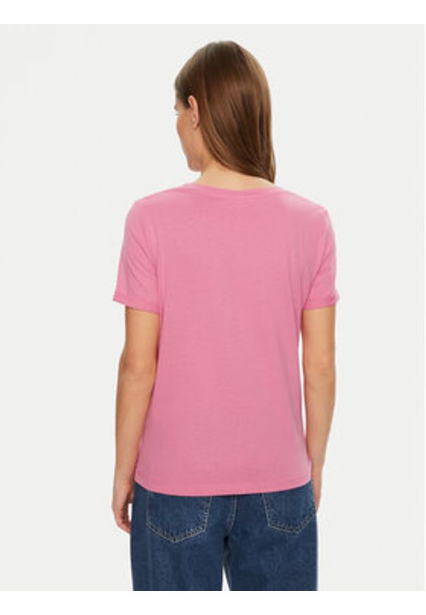 JDY T-Shirt Kitty 15318845 Różowy Regular Fit. Kolor: różowy. Materiał: bawełna