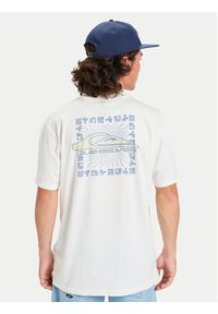 Quiksilver T-Shirt Evo Border Lines EQYZT08191 Biały Regular Fit. Kolor: biały. Materiał: bawełna #6
