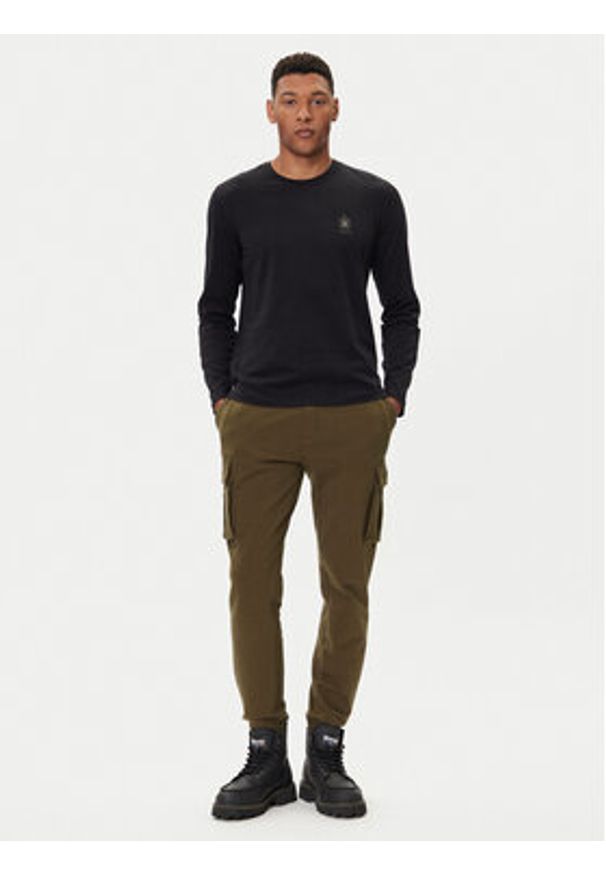 Aeronautica Militare Spodnie dresowe 252PF1010UF00662 Zielony Regular Fit. Kolor: zielony. Materiał: bawełna