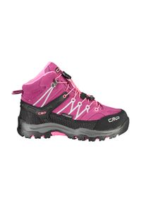 Dzięcięce buty trekkingowe CMP Rigel Waterproof. Kolor: różowy. Styl: sportowy. Sport: turystyka piesza #1