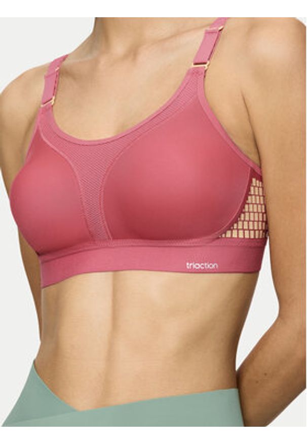 Triumph Biustonosz sportowy Triaction Extreme Lite 10163839 Różowy. Kolor: różowy. Materiał: syntetyk