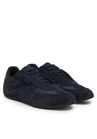 BOSS Sneakersy Jaylen 50557884 Granatowy. Kolor: niebieski. Materiał: skóra, zamsz #4