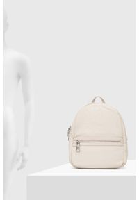 Steve Madden plecak Bamiri damski kolor beżowy mały gładki SM13001156. Kolor: beżowy. Materiał: poliester. Wzór: gładki #5