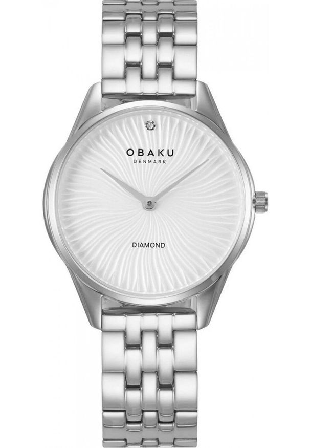 Zegarek OBAKU Zegarek damski Obaku Denmark V297LXCISC srebrny. Kolor: srebrny