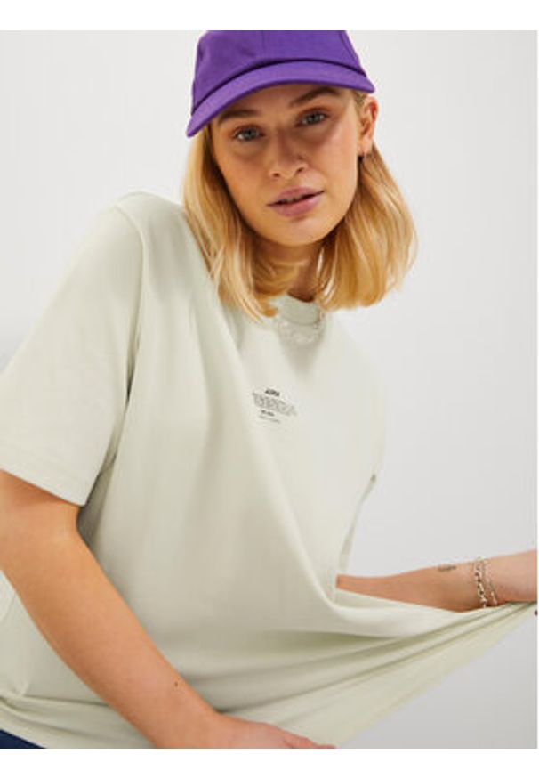 JJXX T-Shirt 12241203 Écru Loose Fit. Materiał: bawełna