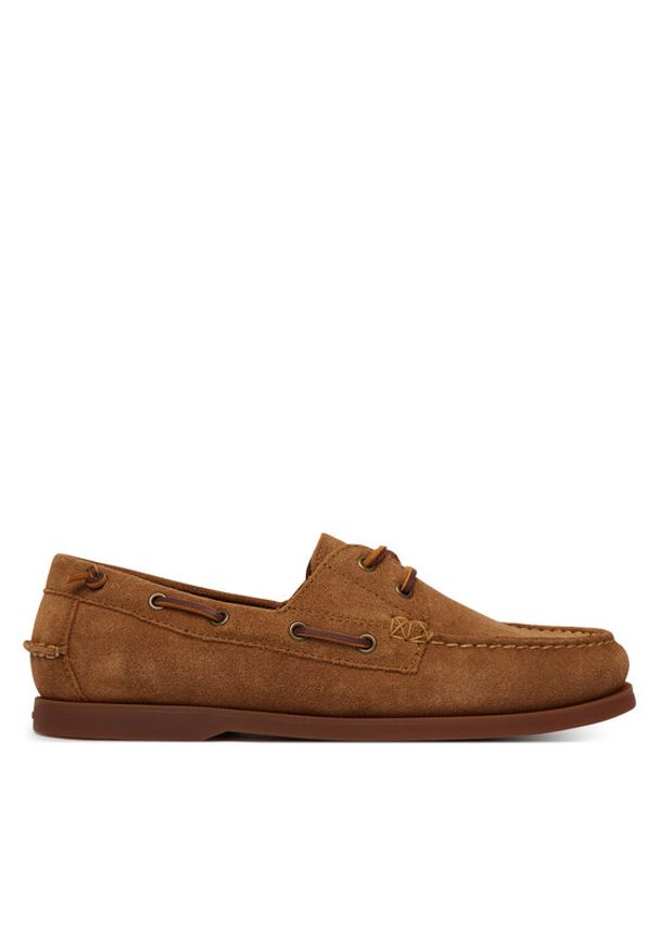 Polo Ralph Lauren Mokasyny Merton Boat Cs Bts 803P07645001 Brązowy. Kolor: brązowy. Materiał: skóra, zamsz