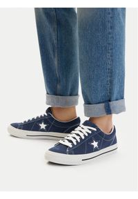 Converse Sneakersy One Star 95 A15097C Granatowy. Kolor: niebieski. Materiał: skóra, zamsz #1
