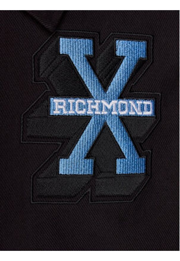 Richmond X Kurtka bomber Bentaz UMP24099GB Czarny Regular Fit. Kolor: czarny. Materiał: syntetyk