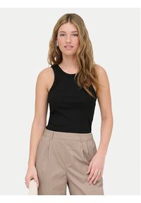 only - ONLY Top Val 2-Way 15371705 Czarny Slim Fit. Kolor: czarny. Materiał: bawełna #6