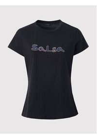 Salsa T-Shirt 124326 Czarny Regular Fit. Kolor: czarny. Materiał: bawełna #4