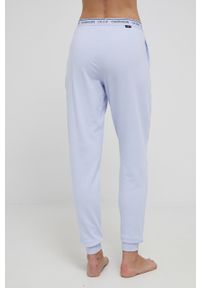 Calvin Klein Underwear Longsleeve piżamowy. Kolor: niebieski. Materiał: dzianina