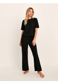 Sinsay - Piżama dwuczęściowa - czarny. Kolor: czarny #1
