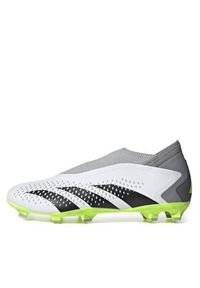 Adidas - adidas Buty do piłki nożnej Predator Accuracy.3 Laceless Firm Ground Boots GZ0021 Biały. Kolor: biały #4