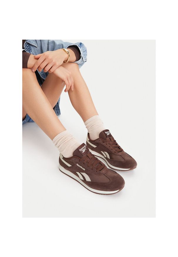 Sneakersy Reebok. Kolor: brązowy