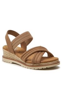 skechers - Skechers Espadryle Desert Chill-Sweet Crossing 114685/TAN Brązowy. Kolor: brązowy. Materiał: materiał #6