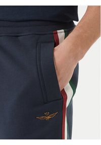 Aeronautica Militare Szorty sportowe 261BF0030UF00677 Granatowy Regular Fit. Kolor: niebieski. Materiał: bawełna. Styl: sportowy #5