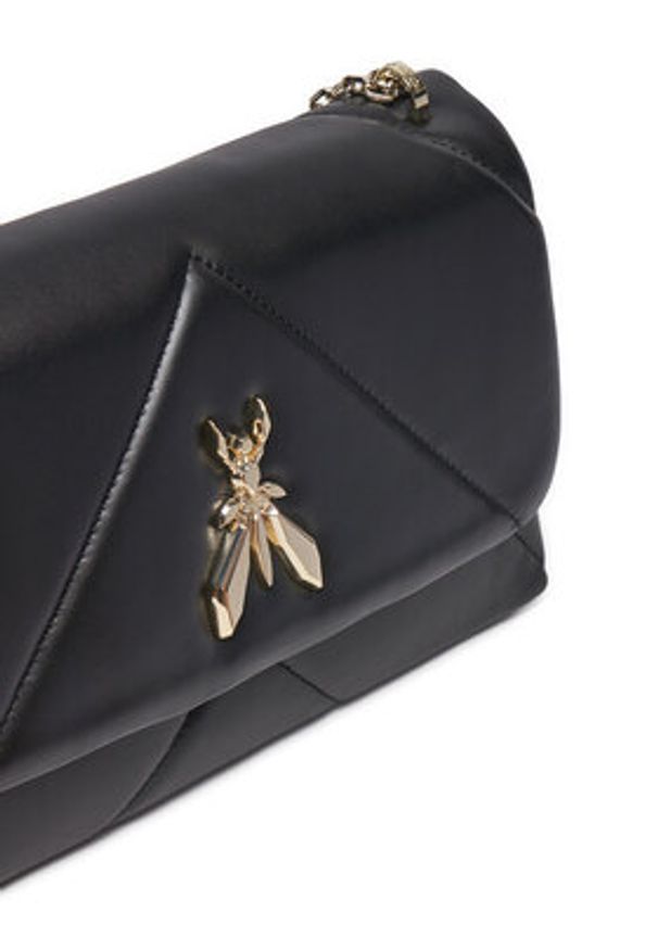 Patrizia Pepe Torebka 8B0195/L006-K103 Czarny. Kolor: czarny. Materiał: skórzane