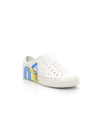 Native Shoes - Buty dziecięce Native NA12112001 Jefferson Print Disney Jr. Kolor: biały. Wzór: motyw z bajki, nadruk