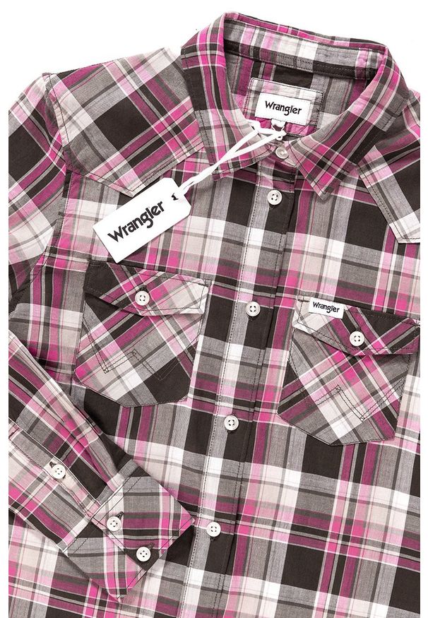 Wrangler - KOSZULA WRANGLER CHECK SHIRT ROSIN GREEN W5240LUWY 112129352