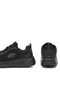 skechers - Skechers Sneakersy 108019BLK Czarny. Kolor: czarny. Materiał: mesh, materiał