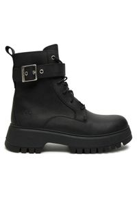 Timberland Trzewiki Mid Lace Boot TB0A6FBWW021 Czarny. Kolor: czarny. Materiał: skóra #1