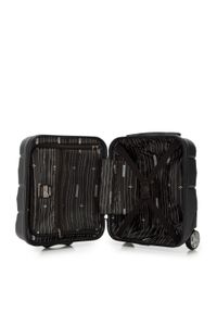 Wittchen - Walizka kabinowa z ABS-u ze żłobieniami czarna. Kolor: czarny #5