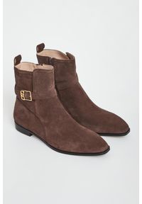 Liu Jo - Botki damski zamszowe LIU JO. Materiał: zamsz #1