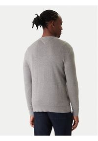 TOMMY HILFIGER - Tommy Hilfiger Sweter Essential MW0MW14745 Szary Regular Fit. Kolor: szary. Materiał: bawełna #3