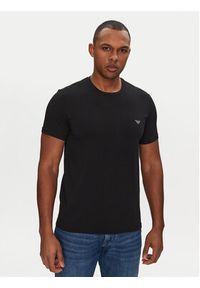Emporio Armani Underwear Komplet 2 t-shirtów EM000391 AF10776 MC005 Czarny Regular Fit. Kolor: czarny. Materiał: bawełna #7