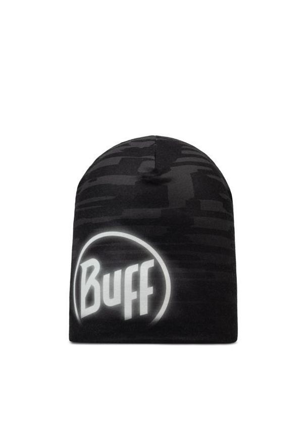 Buff - Czapka BUFF ECOSTRETCH BEANIE NEDRE GRAPHITE. Kolor: szary. Sezon: zima. Styl: sportowy