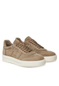 Fabi Sneakersy FU0261 Brązowy. Kolor: brązowy. Materiał: skóra #5