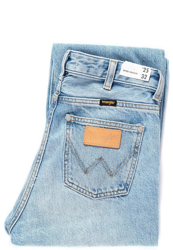 Wrangler - WRANGLER RETRO STRAIGHT BLUE HAWAII W238RI92F 112127877. Styl: retro