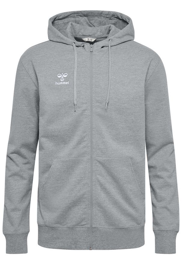 Hummel - Bluza hmlGO 2.0 ZIP HOODIE. Kolor: szary