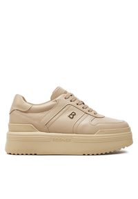 Sneakersy Bogner. Kolor: beżowy