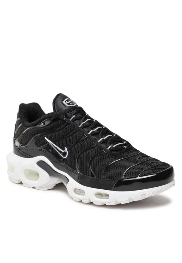 Nike Air Max Plus Sneakersy damskie. Kolor: czarny. Materiał: syntetyk, guma. Szerokość cholewki: normalna. Sezon: lato. Model: Nike Air Max