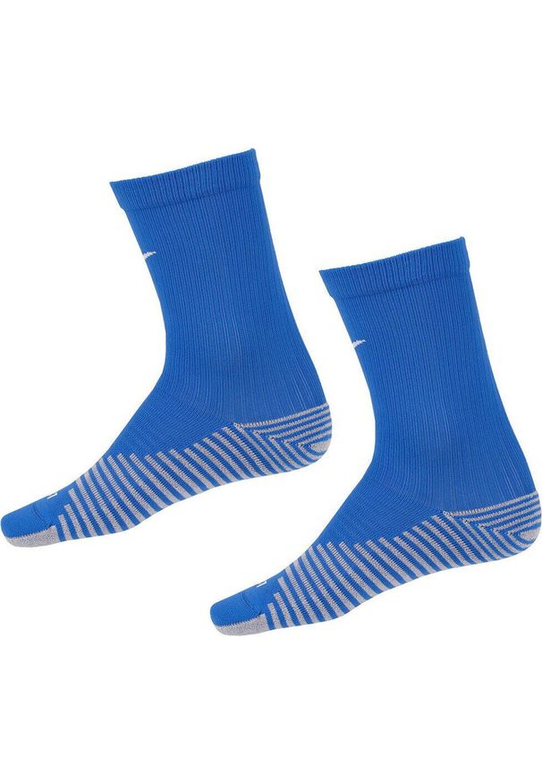 Skarpety Nike Dri-Fit Strike. Kolor: niebieski. Technologia: Dri-Fit (Nike). Sport: piłka nożna