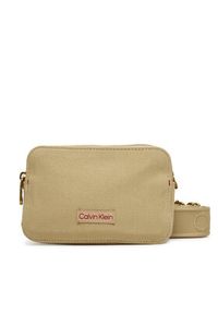 Calvin Klein Torebka Webbing Strap Canvas Camera Bag LV04F3385G Beżowy. Kolor: beżowy #4
