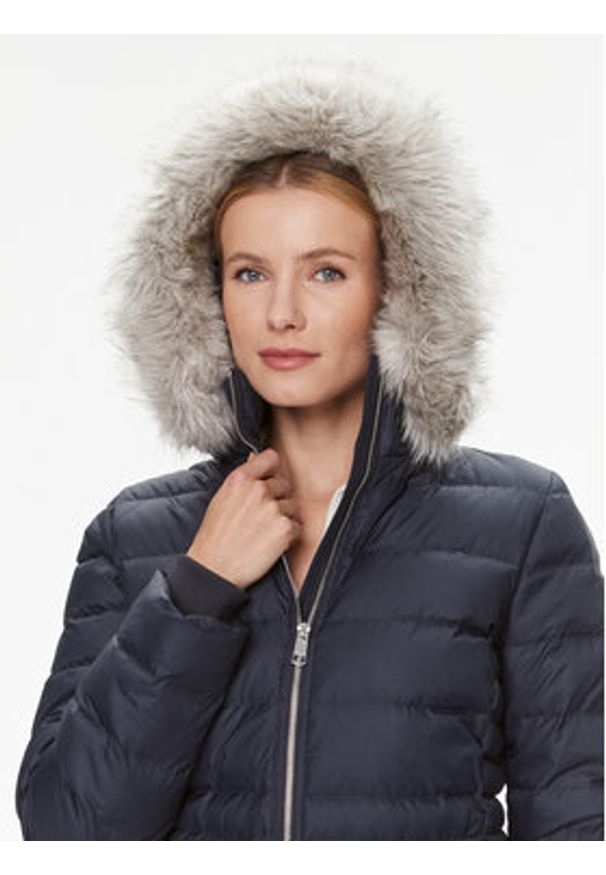 TOMMY HILFIGER - Tommy Hilfiger Kurtka puchowa WW0WW39746 Granatowy Regular Fit. Kolor: niebieski. Materiał: syntetyk